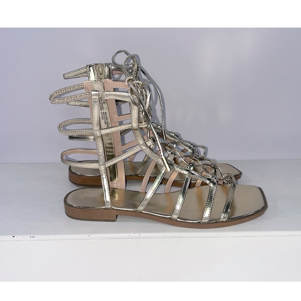 BCBG Lariat Gladiator Sandal in Gold (Size: 9) - Picture 6 of 7